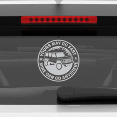 Durable Jeep Shield Sticker for Off-Roaders
