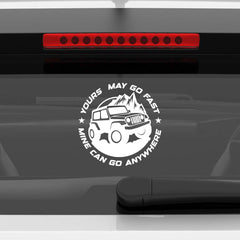 Proud Jeep Enthusiast Adventure Decal