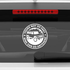 Durable Jeep Shield Sticker for Off-Roaders