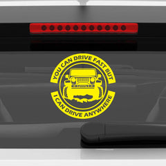 Classic Jeep Life Sticker for Vehicles