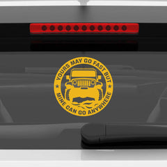 Adventure Ready Jeep Emblem for Cars