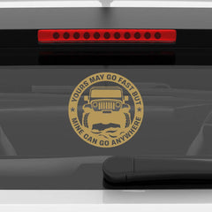 Adventure Ready Jeep Emblem for Cars