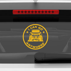 Durable Jeep Decal for Adventure Lovers