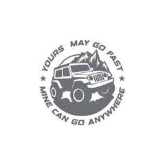 Proud Jeep Enthusiast Adventure Decal