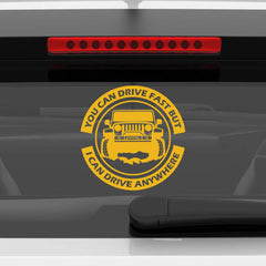 Classic Jeep Life Sticker for Vehicles