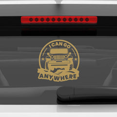 High-Quality Jeep Decal for Off-Roading