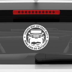 Adventure Ready Jeep Emblem for Cars