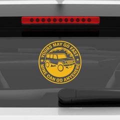 Durable Jeep Shield Sticker for Off-Roaders