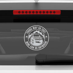 Adventure Lover Jeep Emblem for Vehicles