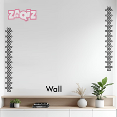 Decorative Entrance Border Floor Decal for Indian Home Interiors