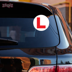 Zaqiz Sticker Premium L Board Stickers – Perfect for New Drivers