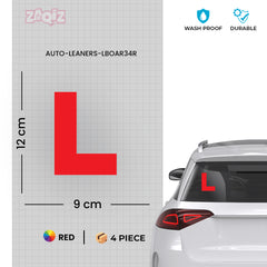 Zaqiz Sticker Stylish L Board Stickers for Cars & Motorbikes
