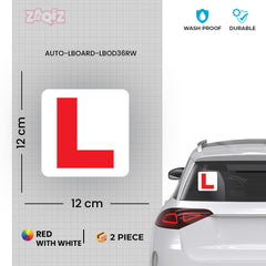 Zaqiz Sticker Easy-to-Apply L Board Stickers for Vehicles