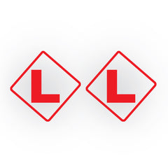 Zaqiz Sticker High-Visibility L Board Stickers – Drive Safe