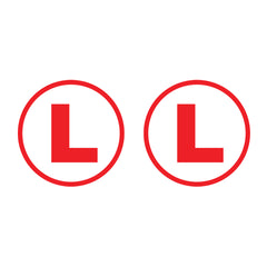 Show You’re Learning: L Plate Sticker Collection