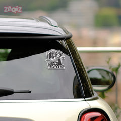 Vehicle Safety Tag for Lawyers