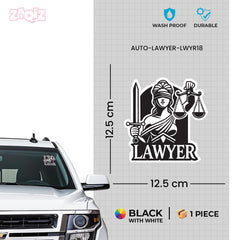 Vehicle Safety Tag for Lawyers