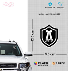 Proud Attorney Tag for Cars