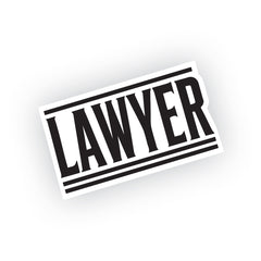 Lawyer Life Sticker for Professionals