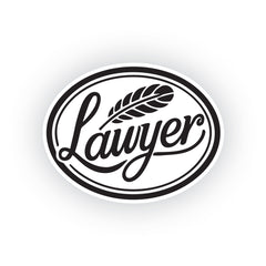 Law Expert on Board Car Decal