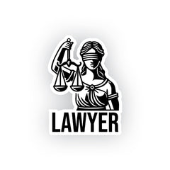 Law and Order Car Window Sticker