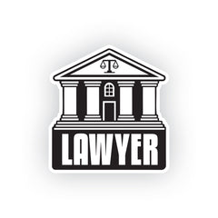 Justice Scales Lawyer Decal for Vehicles