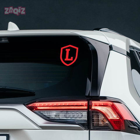 Bold L Plate Sticker for Learner Drivers – Rhino Industries