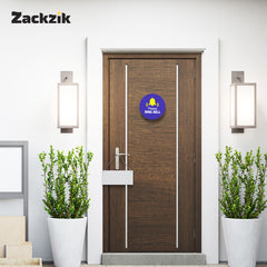 Please Ring Bell Sticker – Clear Door Instruction Sign