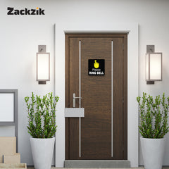Please Ring Bell Door Sign – Vinyl Instruction Sticker for Home & Office