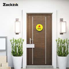 Please Ring Bell Sticker – Clear Door Instruction Sign