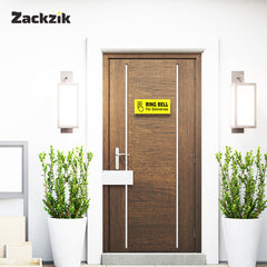 Please Ring Bell for Deliveries Sticker – Waterproof Door Sign
