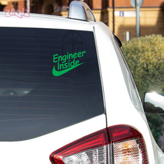 Compact Engineer Inside Decal for Cars