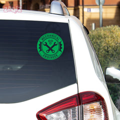 Durable Mechanical Engineer Vehicle Sticker