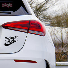 Compact Engineer Inside Decal for Cars
