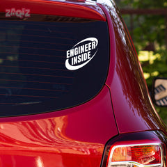 Engineer Inside Safety Tag for Road Awareness