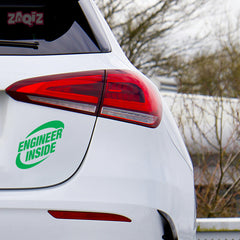 Professional Engineer Inside Vehicle Sticker