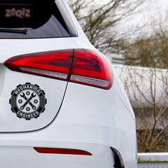 Bold Mechanical Engineer Car Decal