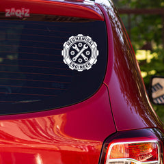 Bold Mechanical Engineer Car Decal