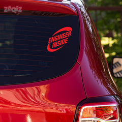Professional Engineer Inside Vehicle Sticker