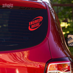 Engineer Inside Safety Tag for Road Awareness