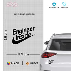 Compact Engineer Inside Decal for Cars