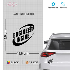 Engineer Inside Safety Tag for Road Awareness