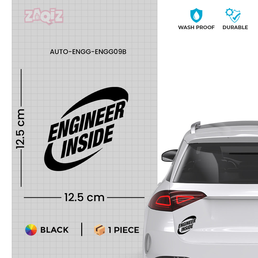 Professional Engineer Inside Vehicle Sticker – Rhino Industries