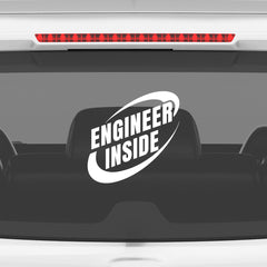 Engineer Inside Safety Tag for Road Awareness