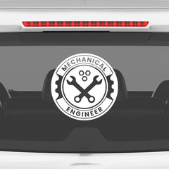 Durable Mechanical Engineer Vehicle Sticker