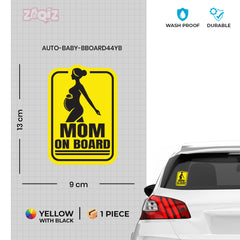 Mom on Board Notice for Driver Awareness