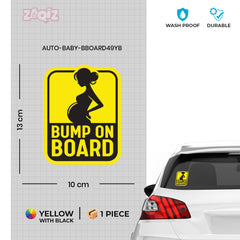 Easy-to-Apply Mom on Board Car Sticker