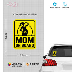 Creative Mom on Board Sign for Awareness