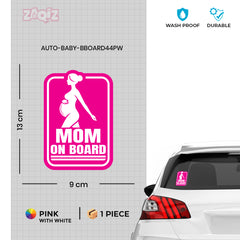 Mom on Board Notice for Driver Awareness
