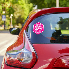 Bold Design Mom on Board Safety Sticker